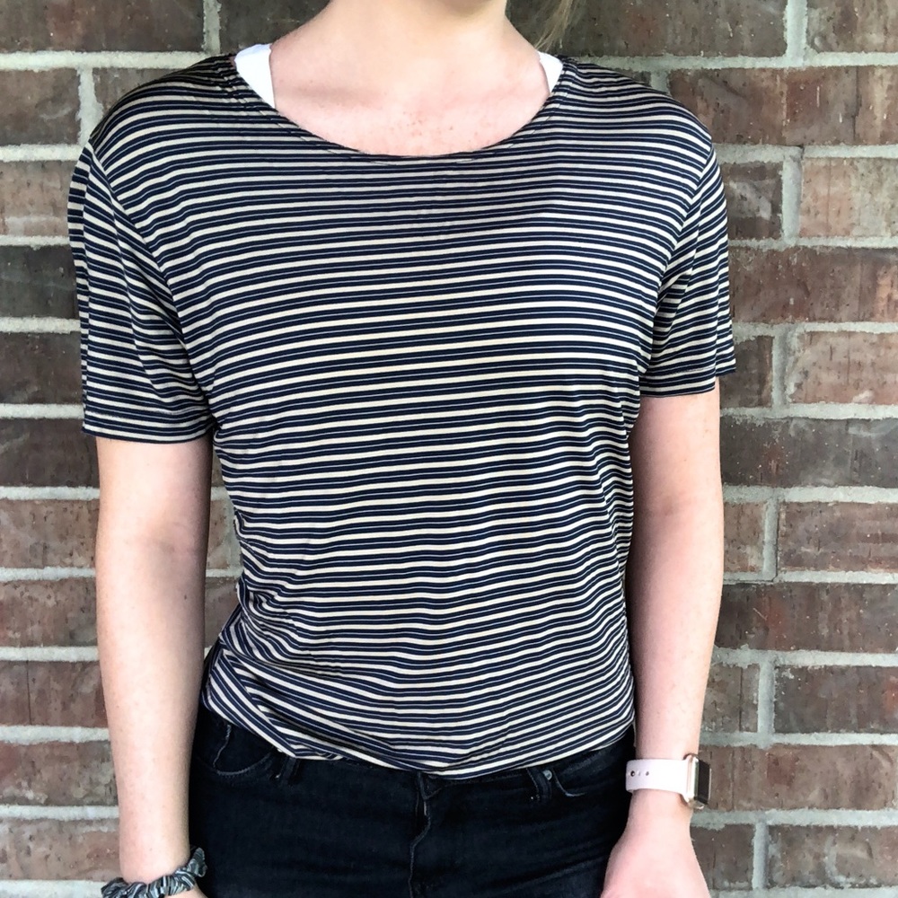 Casual Corner Striped Tee